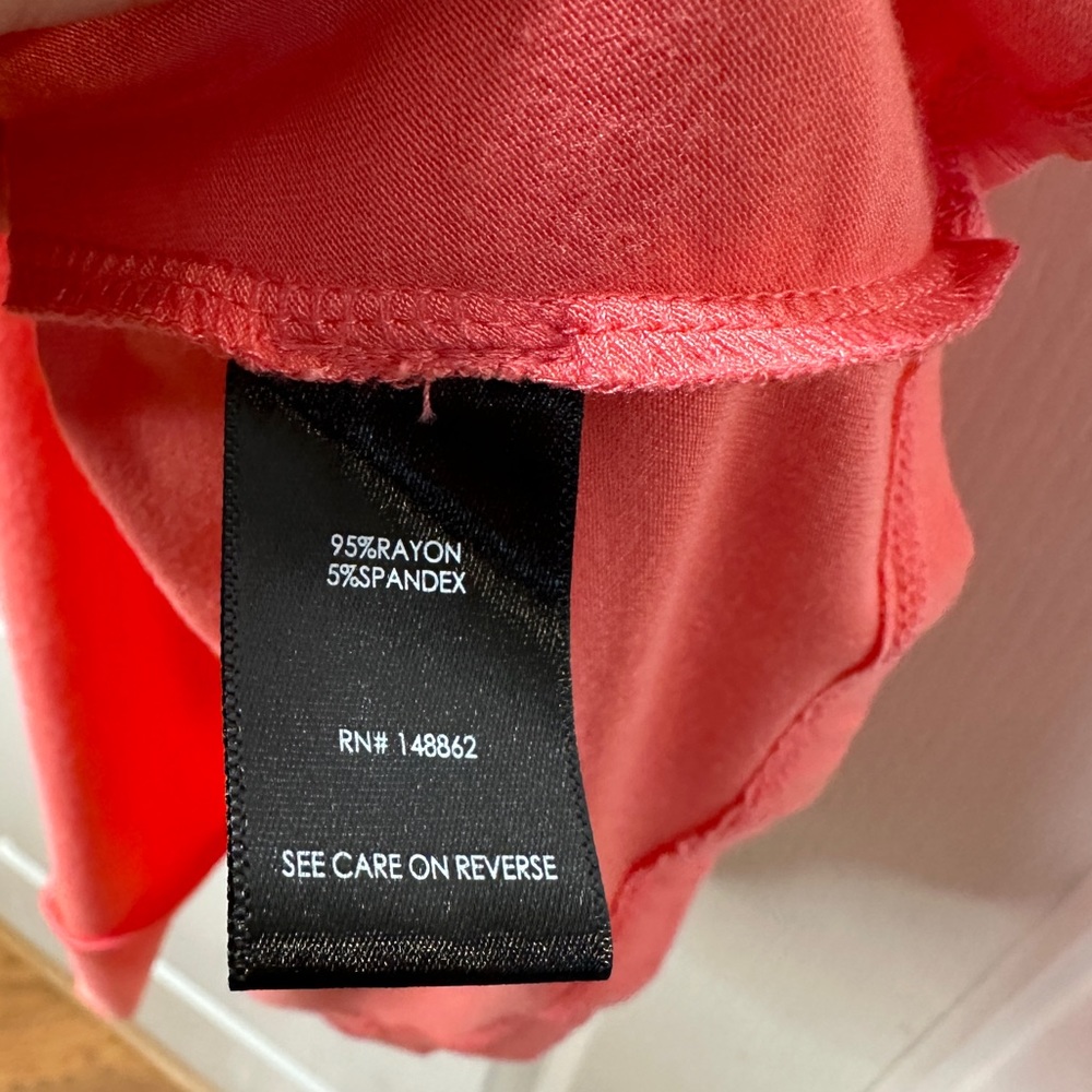 Coral Sleeveless Dress - Picture 4 of 6